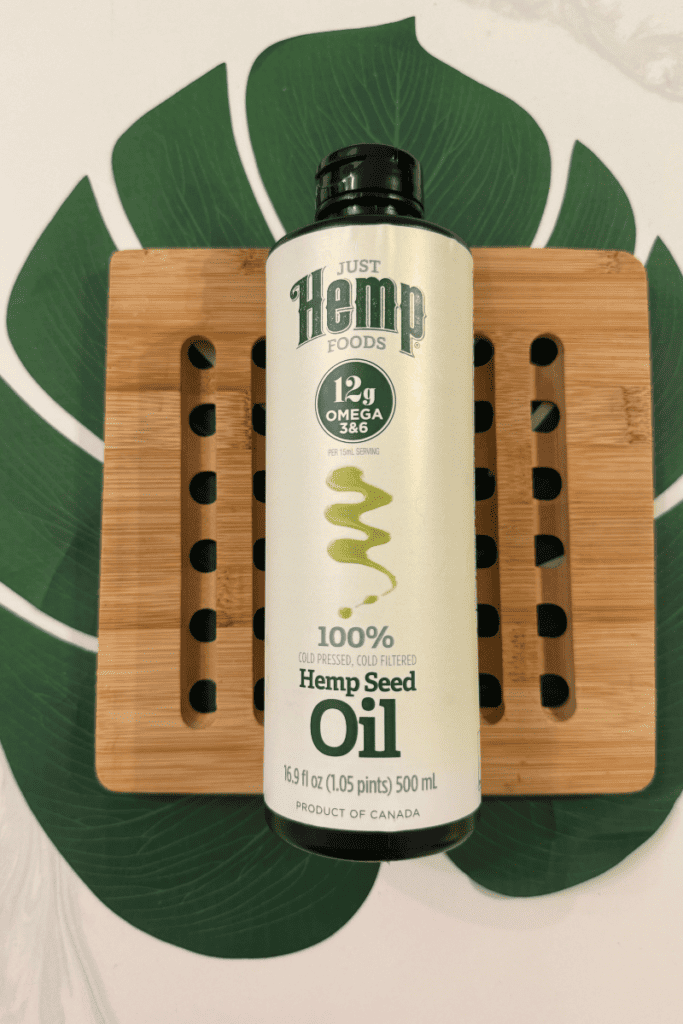 Hemp seed oil for skin