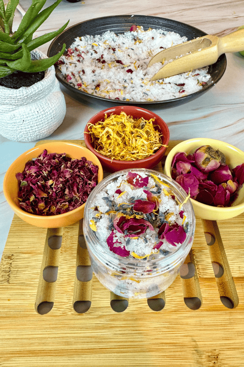 Easy DIY Botanical Bath Salt Recipe